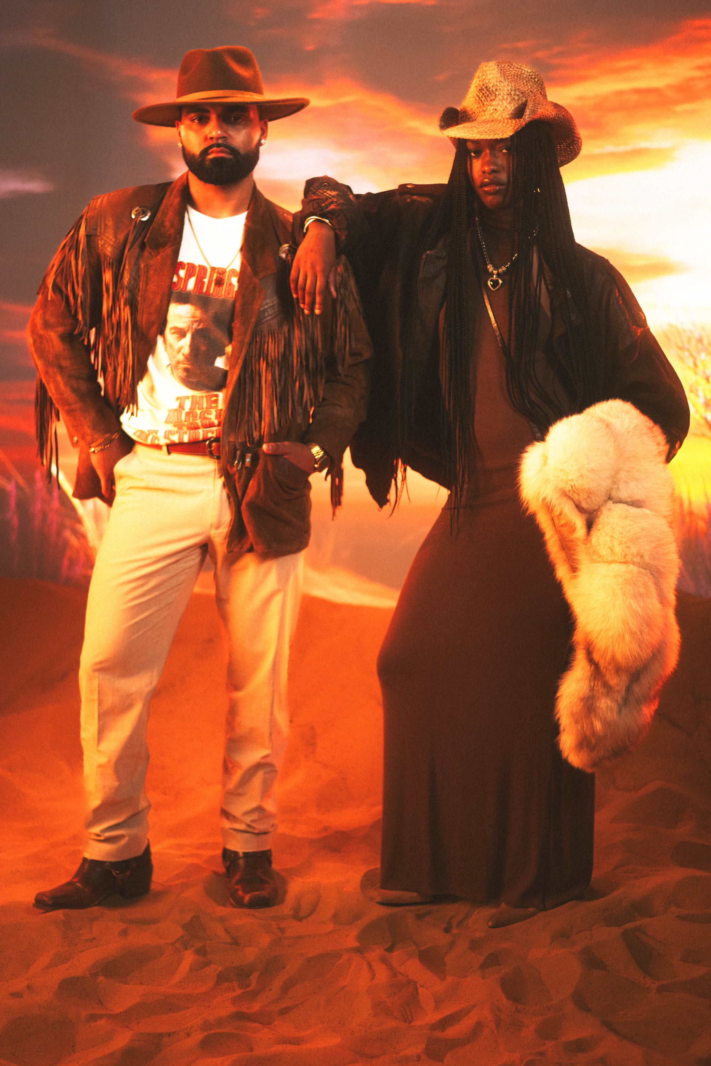 VTG Leather & Fringe
