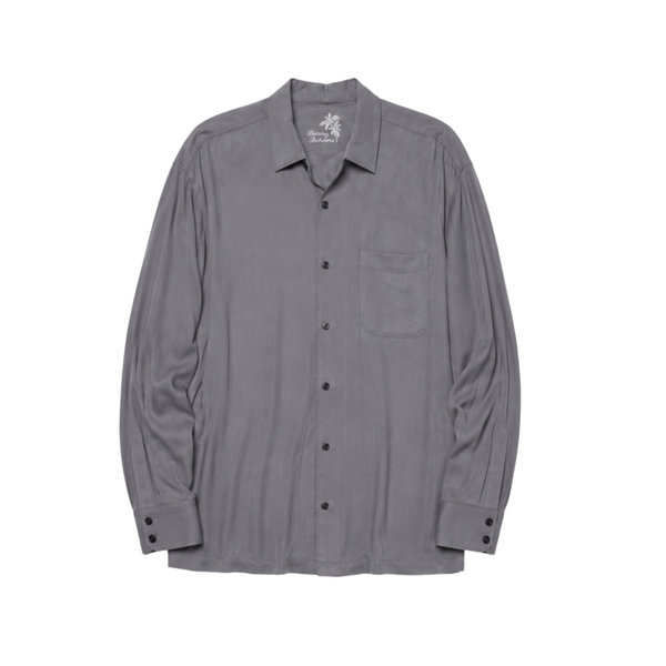 Vintage Tommy Bahama Gray Long Sleeve Button-Up Shirt