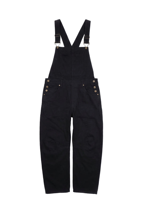 Black Denim Overalls