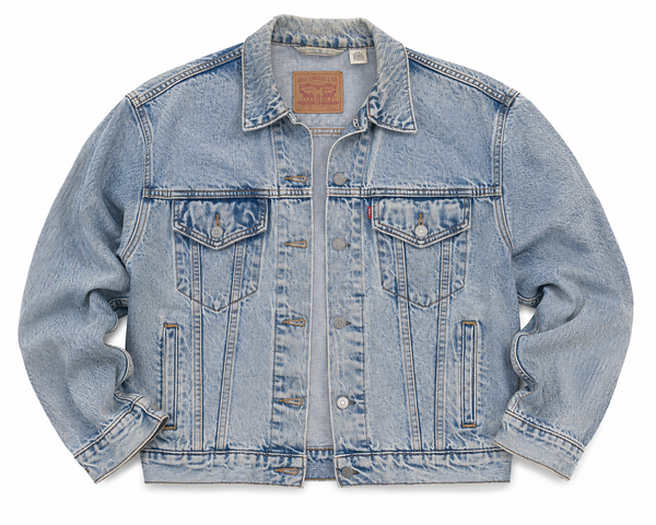 Vintage Levi's Light Wash Denim Trucker Jacket