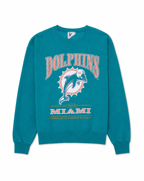 Vintage 90s Lee Sport Miami Dolphins NFL Crewneck