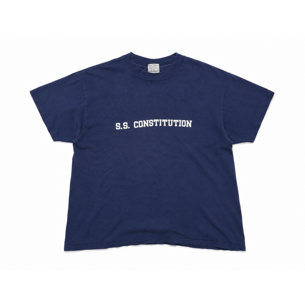 Vintage 'SS Constitution' Navy Blue T-Shirt