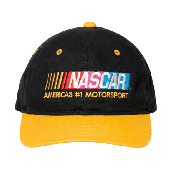 Black & Yellow 'Nascar' Yellow Flatbrim