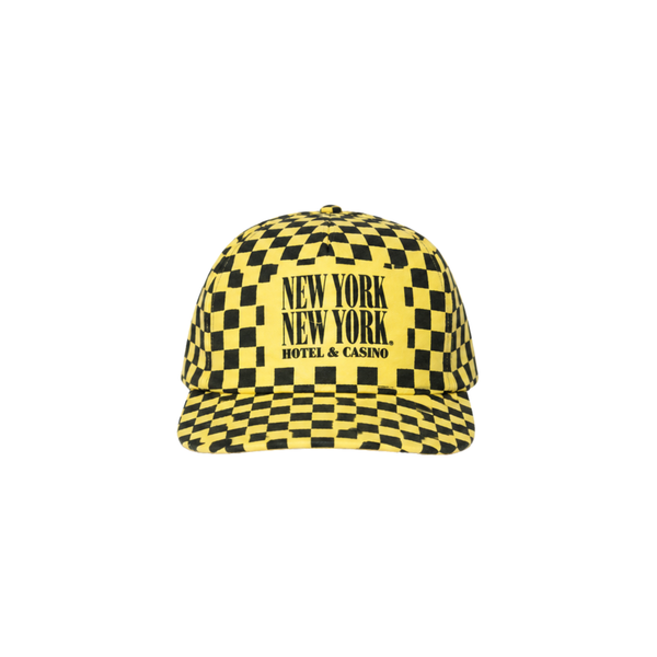 Black & Yellow 'Checkered New York New York Cabby' Cap