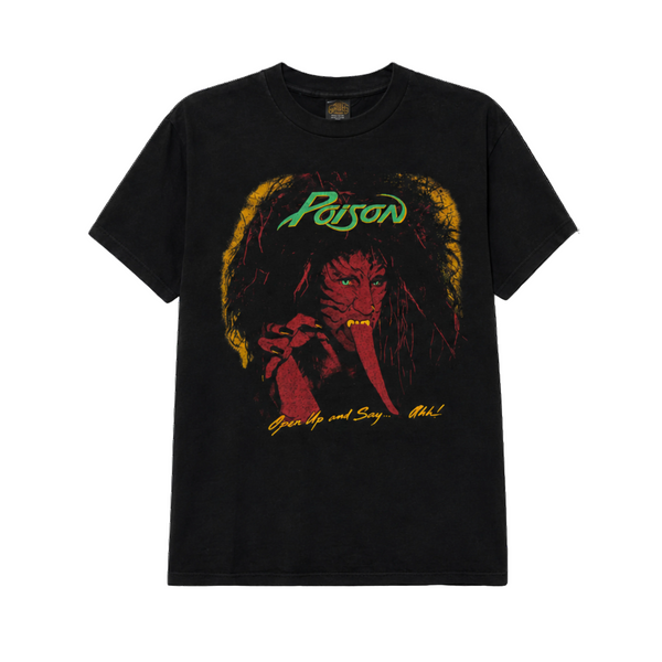 Poison "Open Up and Say Ahh!" Metal Tee