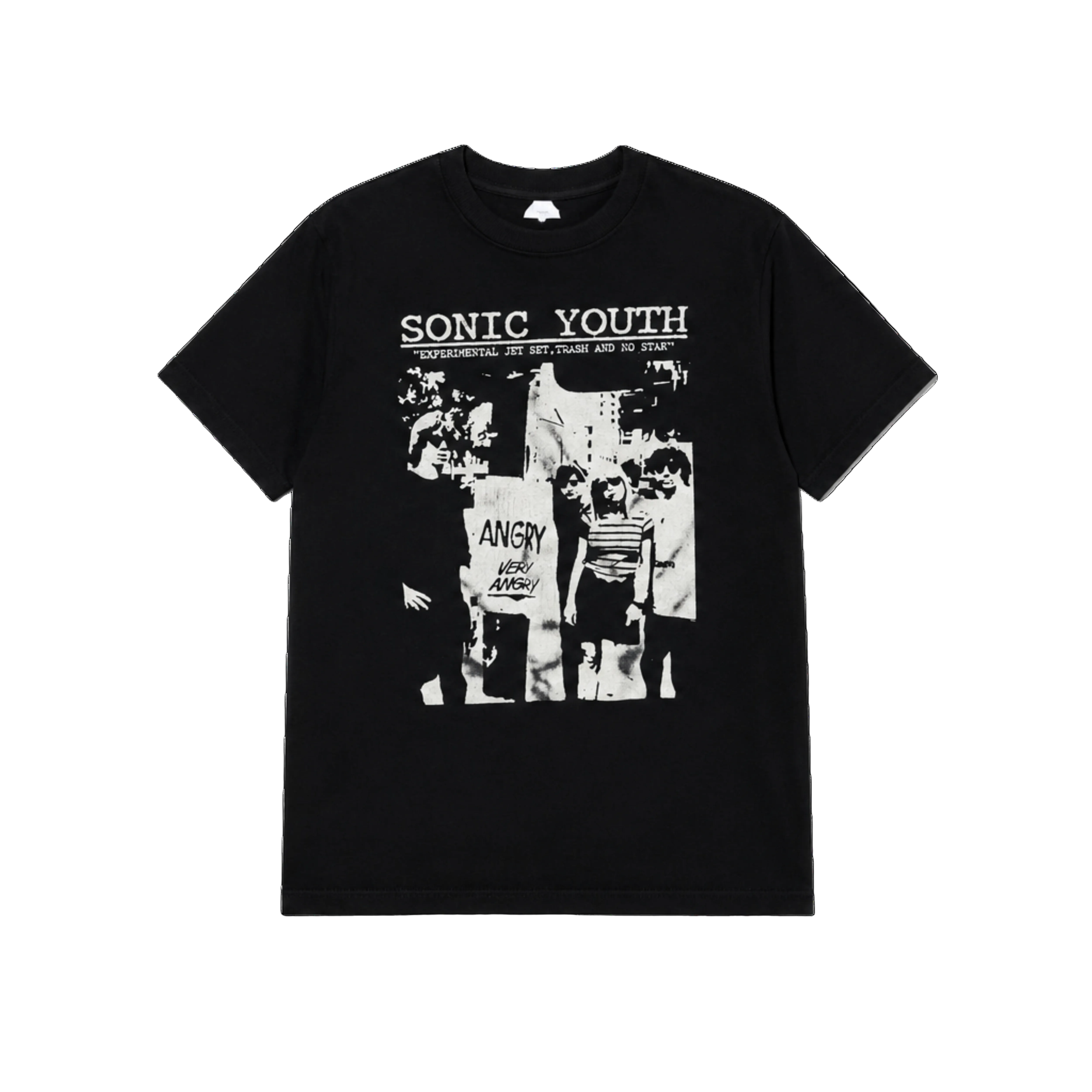 SONIC YOUTH altitude not addicted ＸＬ Black 'Sonic Youth Angry, Very Angry' Graphic Tee – Denim & Archives