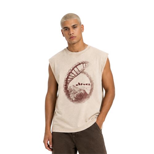 The Source Muscle Tee - Grain
