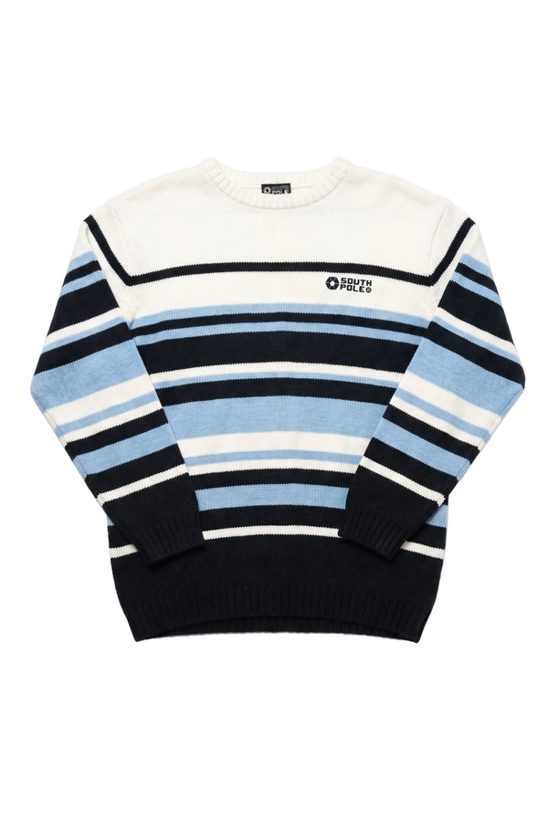 Vintage South Pole Striped Crewneck Sweater