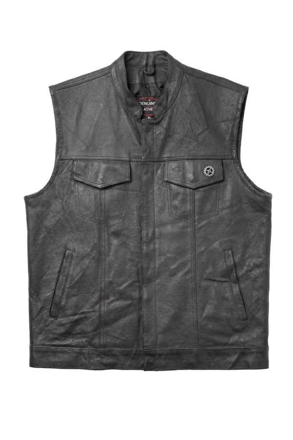 Spiked Punk-Rock Leather Vest