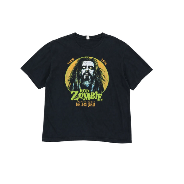 Vintage Rob Zombie '2016 Tour' Black Graphic T-Shirt
