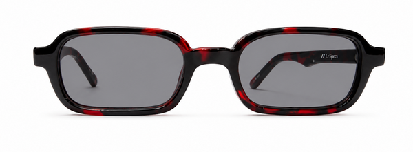Red 'Tortoise Shell Rectangular' Sunglasses