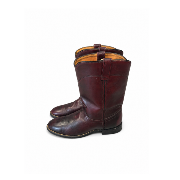 Brown Leather Cowboy Boots
