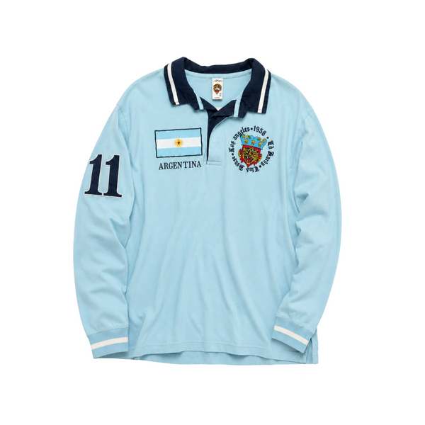 Vintage Ed Hardy Argentina Rugby Polo Shirt
