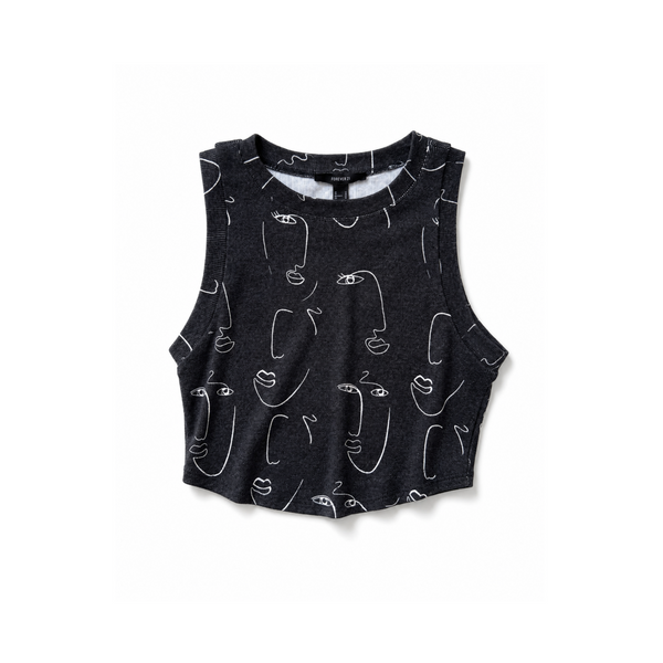 Cropped Picasso Tank Top