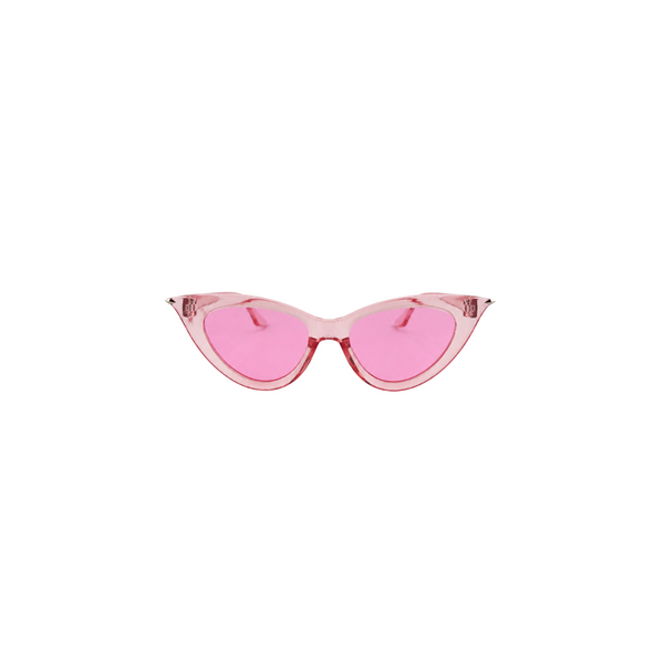 Pink Translucent 'Cat-Eye' Sunglasses