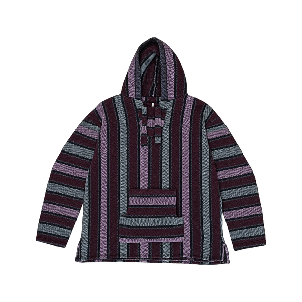 Maroon, Pink & Teal Drug Rug