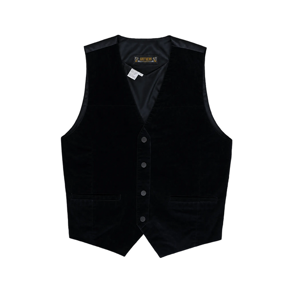 Black Don't Stop Classics Suede Vest