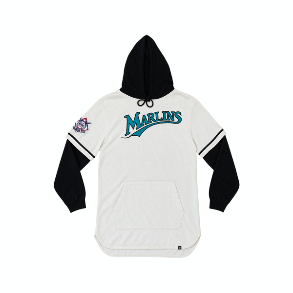 Miami Marlins Cooperstown Trifecta Shortstop Pullover Hoodie