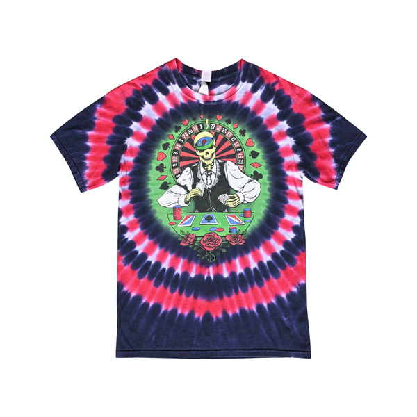 Vintage Tie-Dye Grateful Dead 'Poker' T-Shirt