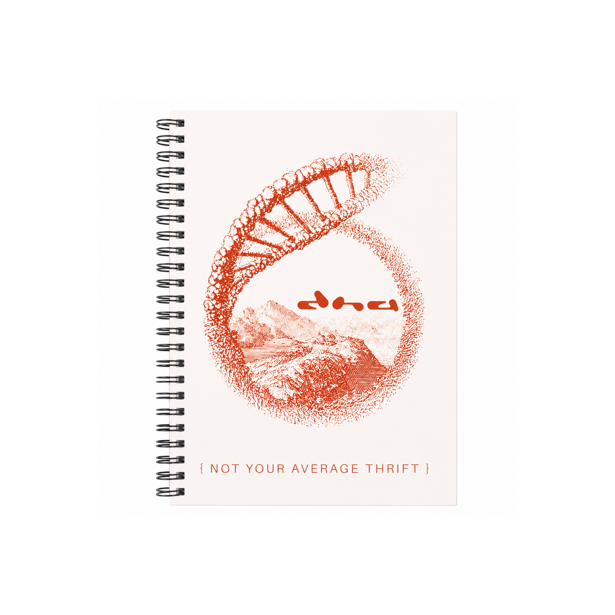 DNA Core Spiral-Bound Notebook