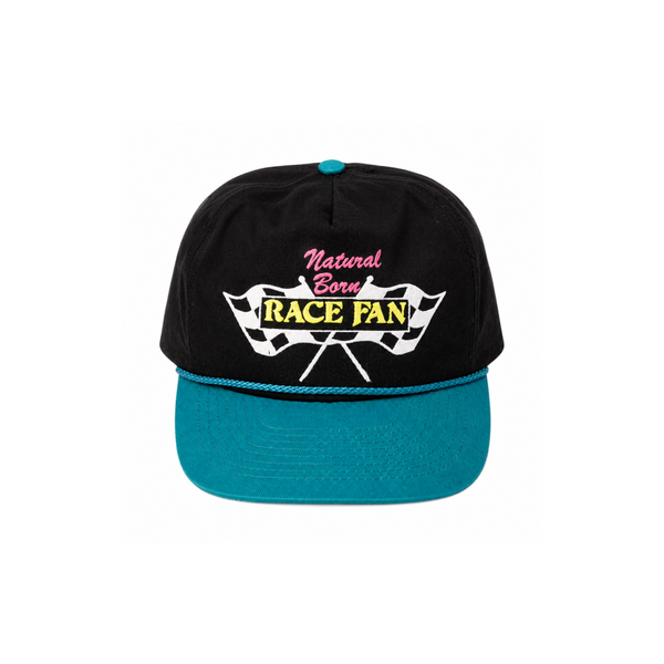 Vintage 'Natural Born Race Fan' Snapback Hat