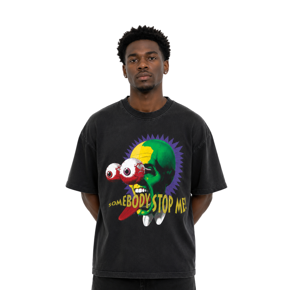 Vintage The Mask "Somebody Stop Me!" Graphic T-Shirt