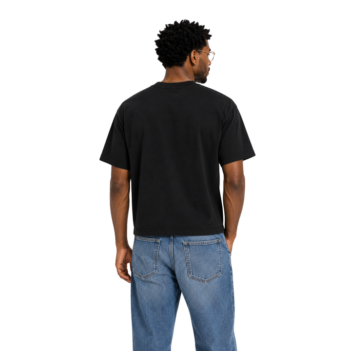 DNA Stitch Cropped T-Shirt - Carbon