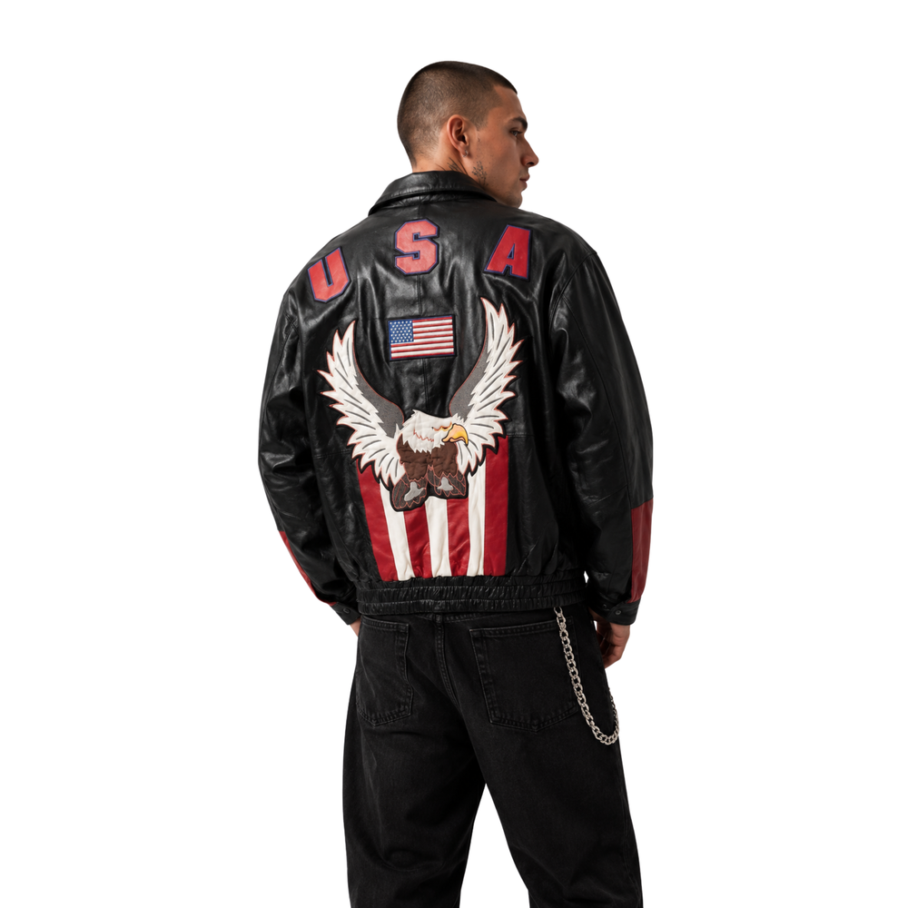 Vintage USA Eagle Leather Jacket