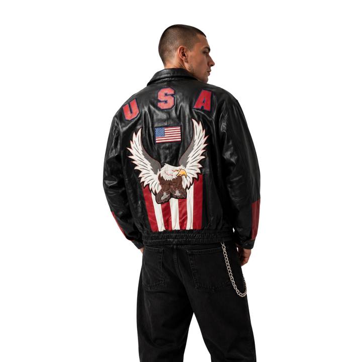 Vintage USA Eagle Leather Jacket