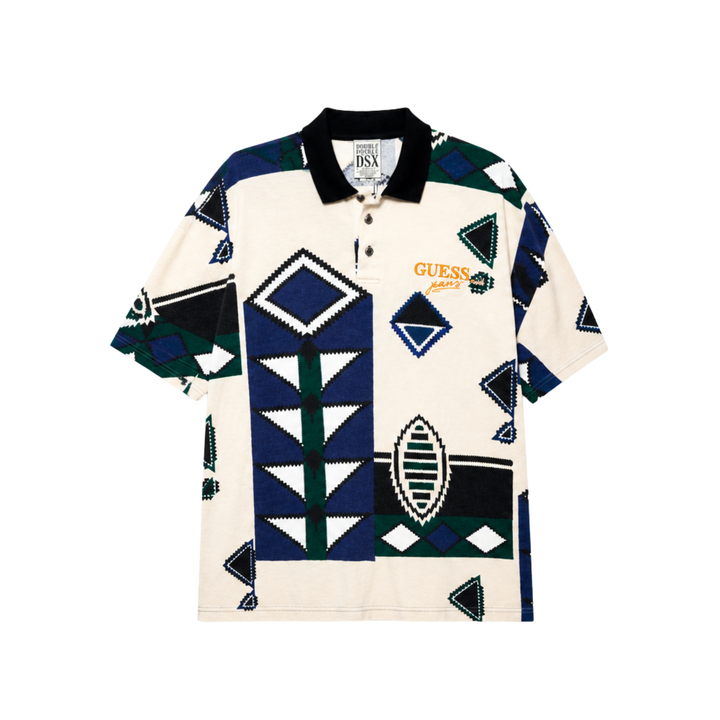 RarevVintage Guess Jeans USA Georges Marciano Abstract Polo