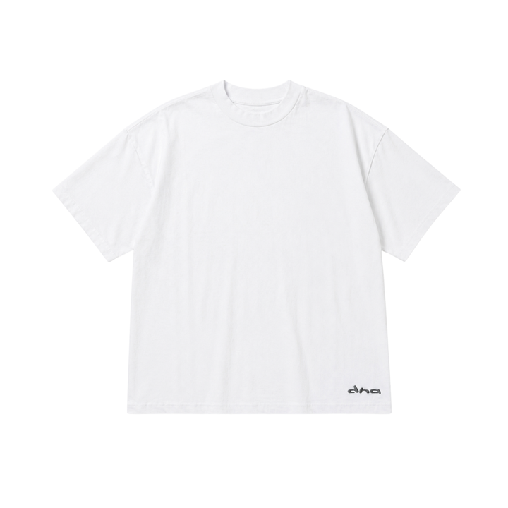 DNA Stitch Cropped T-Shirt - Chalk