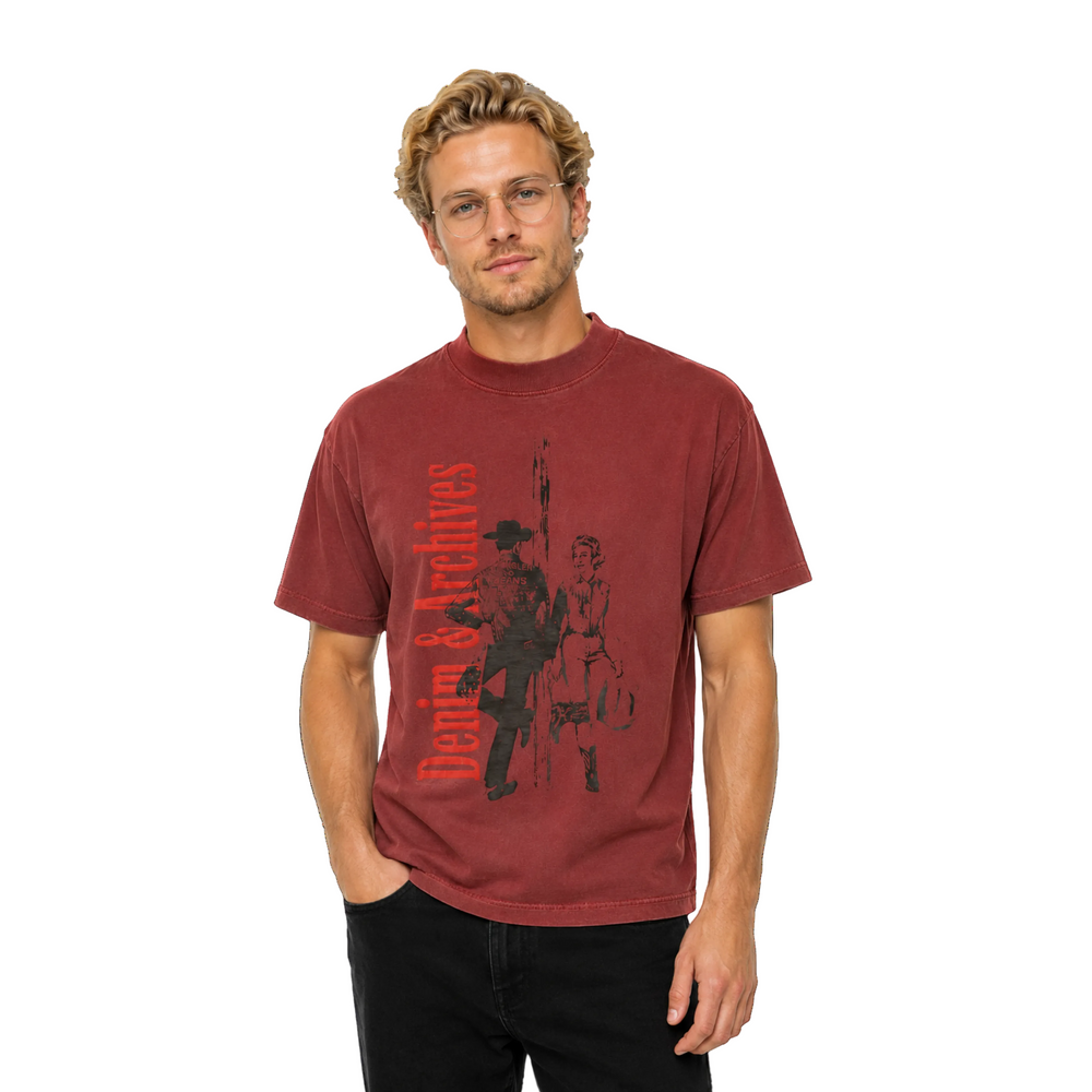 Denim & Archives "Old Habits" Graphic T-Shirt