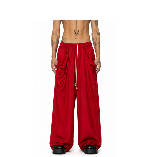 Vintage Rick Owens Cupro Parachute Pants