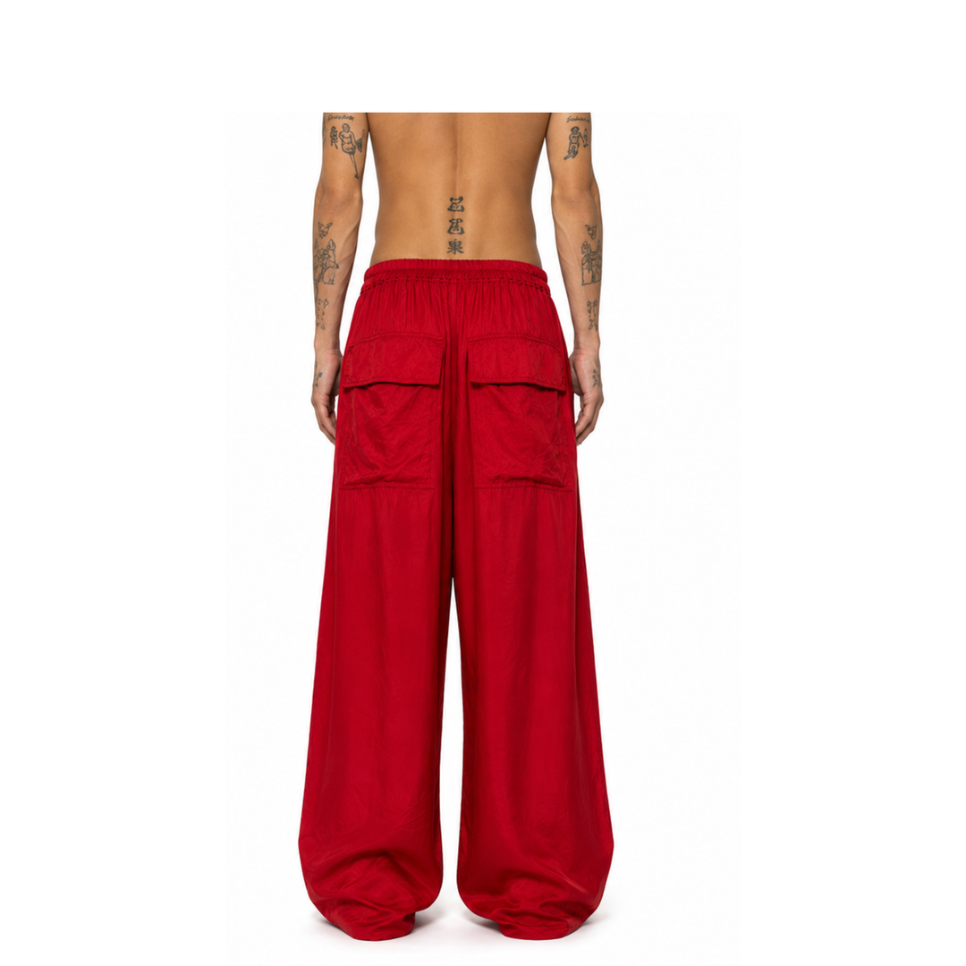 Vintage Rick Owens Cupro Parachute Pants