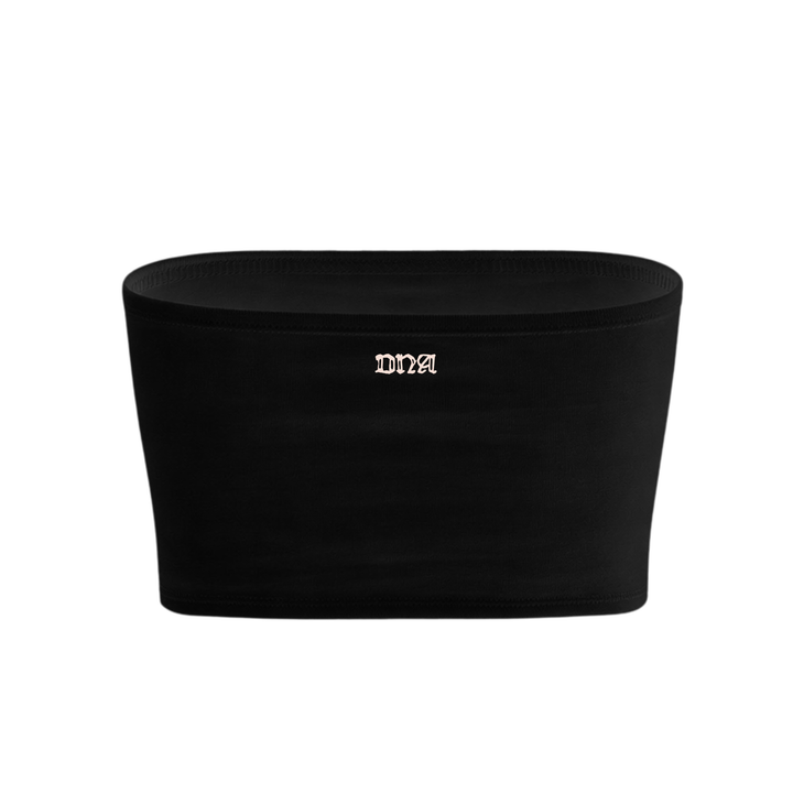The Femme Crop Tube Top - CARBON