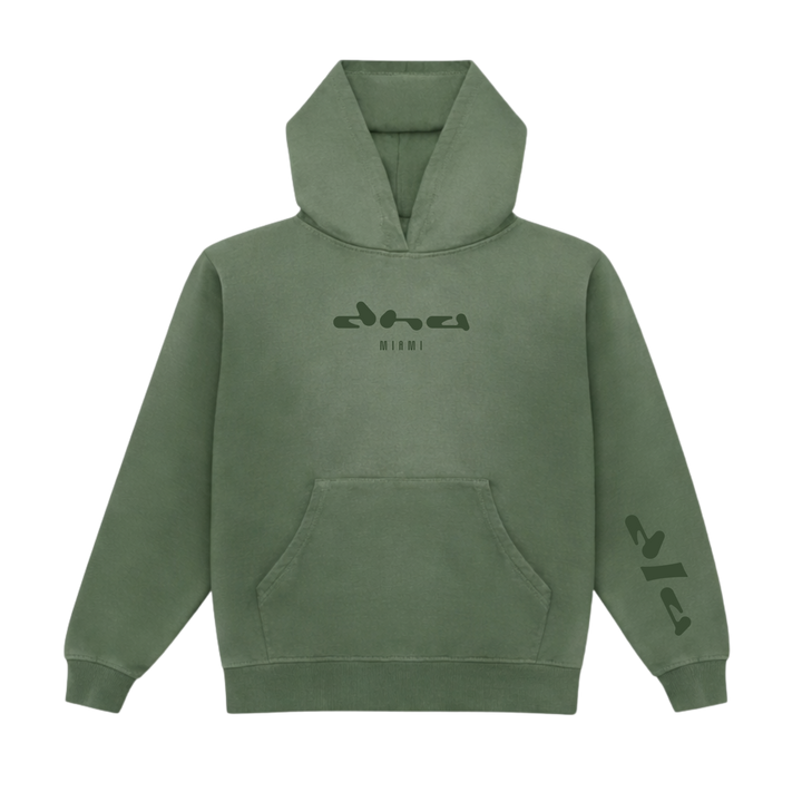 The Source Hoodie - Olive Smoke