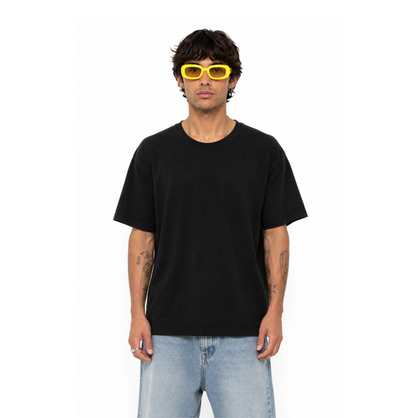NÜTRL x INDY Yellow Rectangular Sunglasses