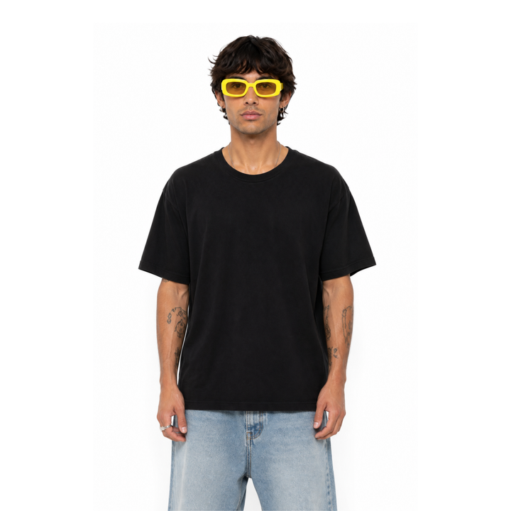 NÜTRL x INDY Yellow Rectangular Sunglasses