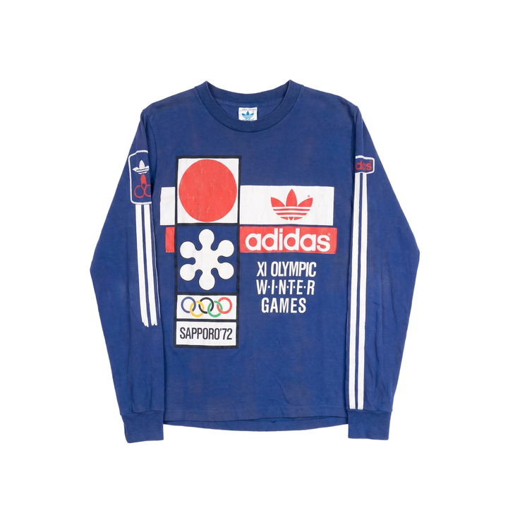 Vintage Adidas Sapporo 1972 Olympic Long Sleeve Tee