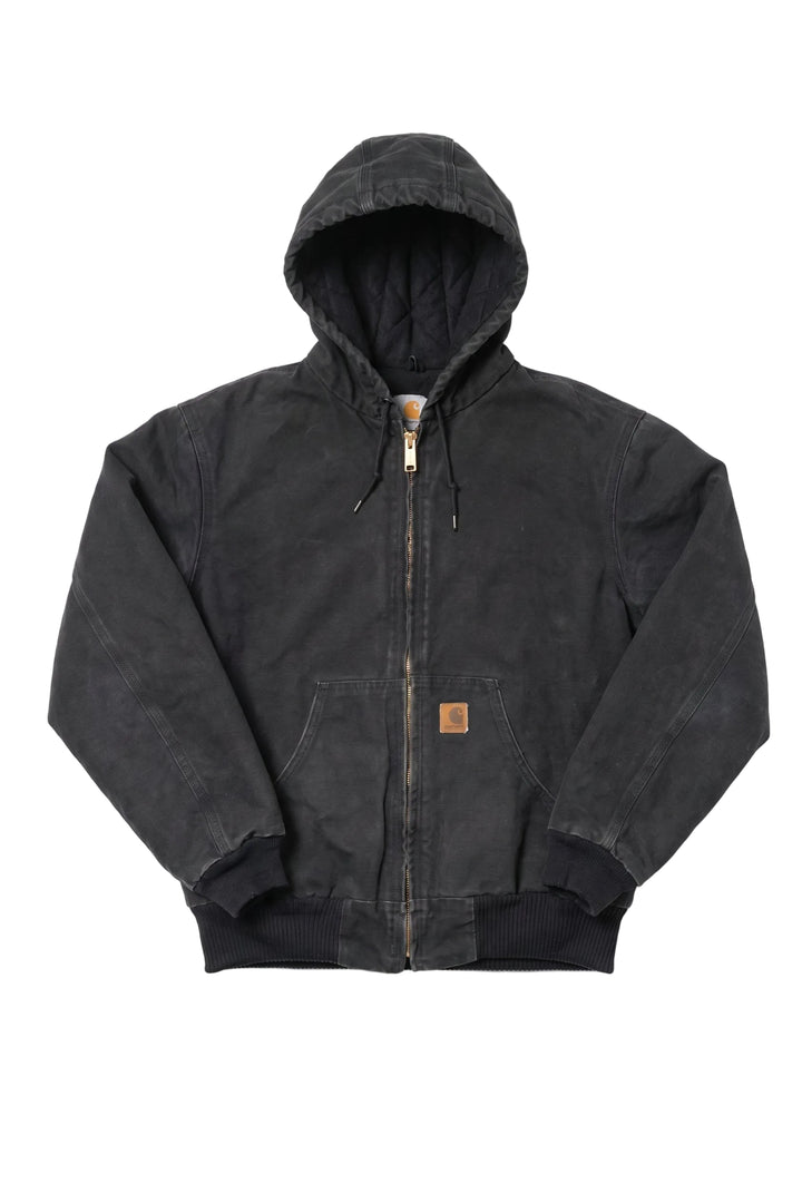 Vintage Carhartt Black Duck Canvas Active Jacket Hoodie