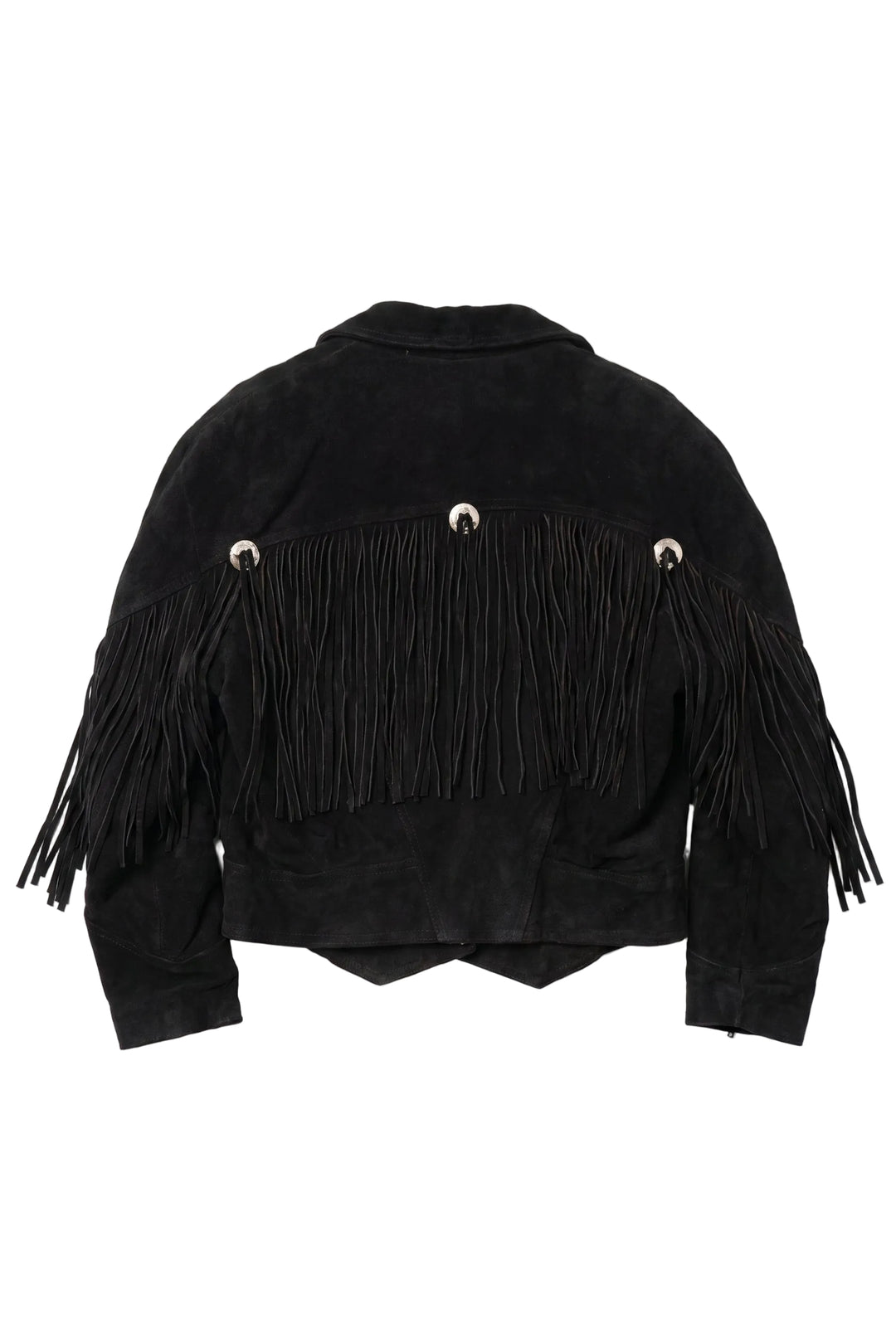 Laurice Black Fringe Leather Jacket
