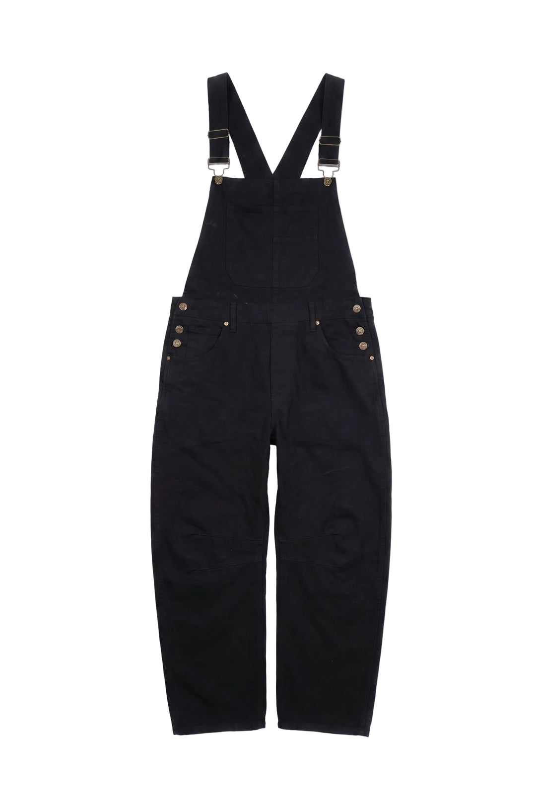 Black Denim Overalls