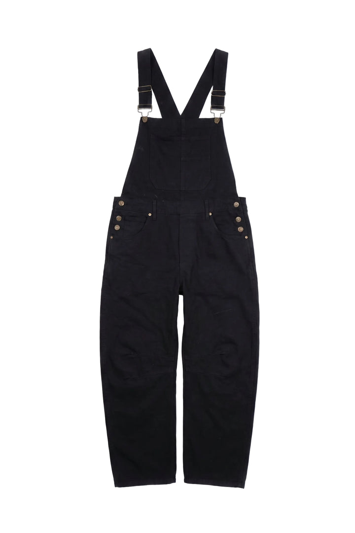 Black Denim Overalls