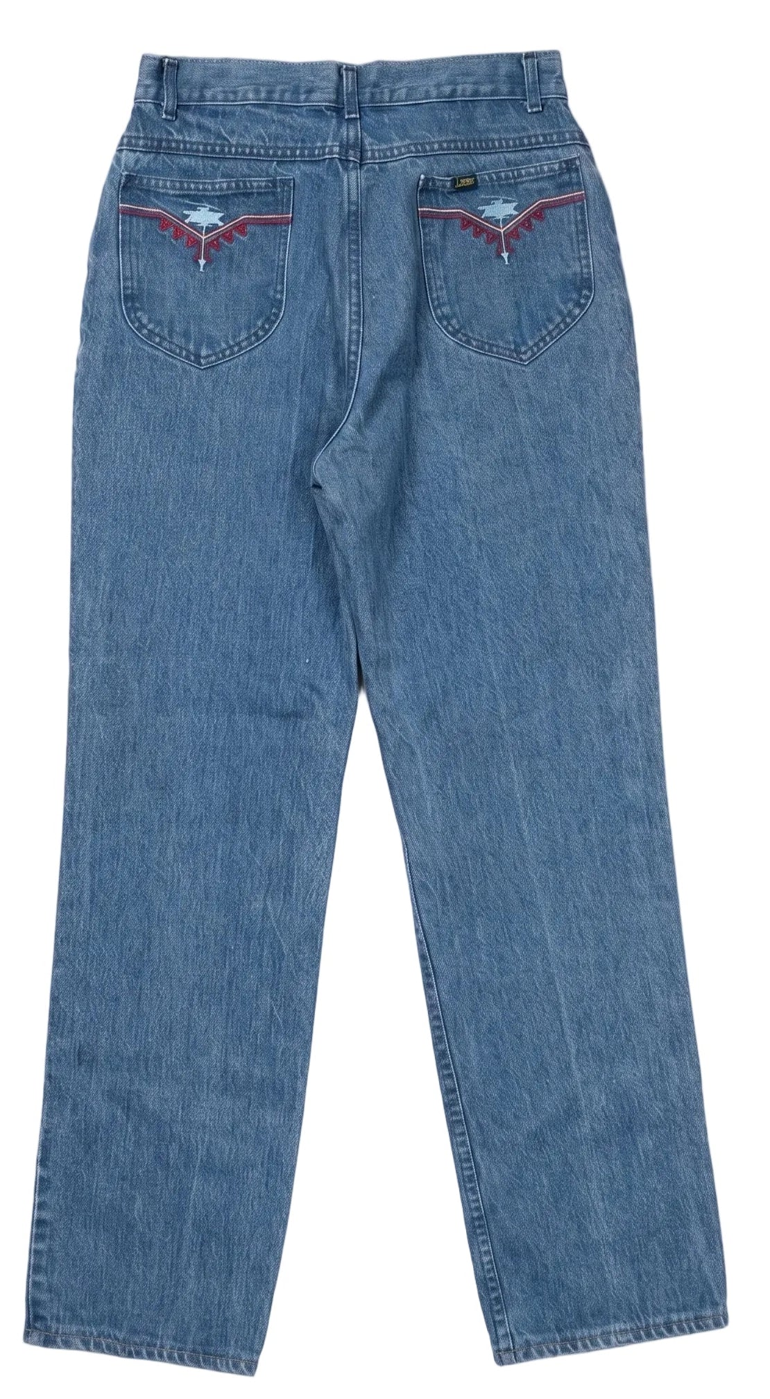 Lee Embroidered Pocket Vintage Medium Wash Jeans