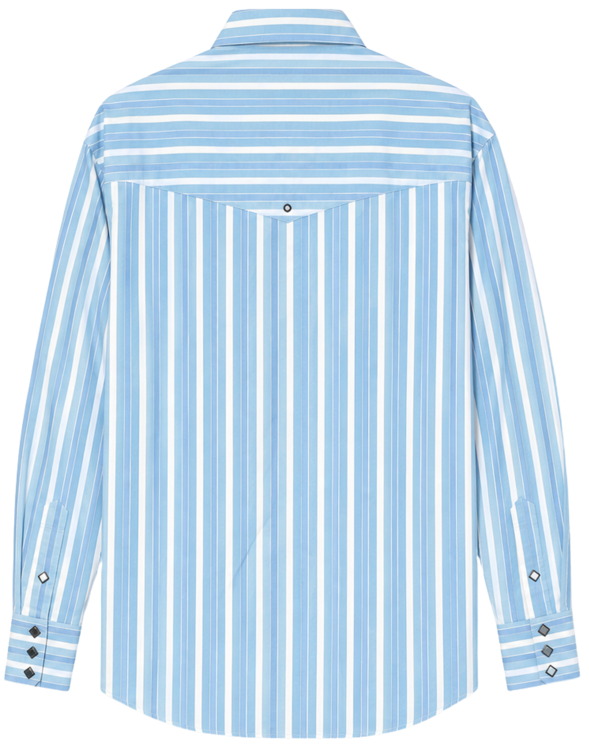 Maxidi Blue Western Long Sleeve Button Up