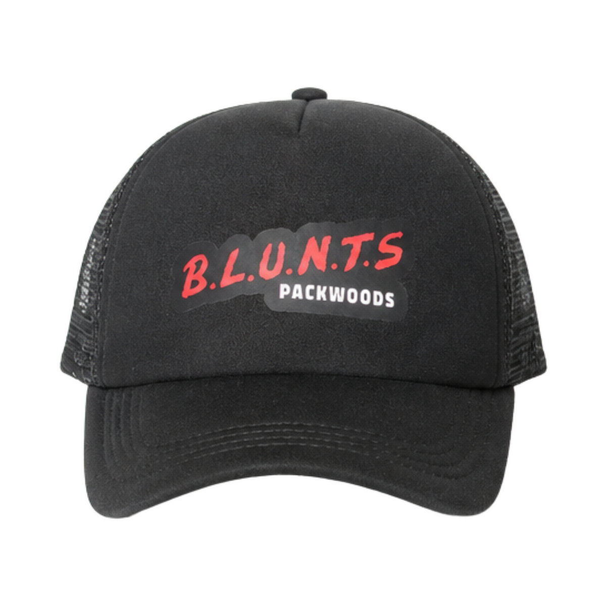 Black 'B.L.U.N.T.S. Backwoods' Foam Trucker