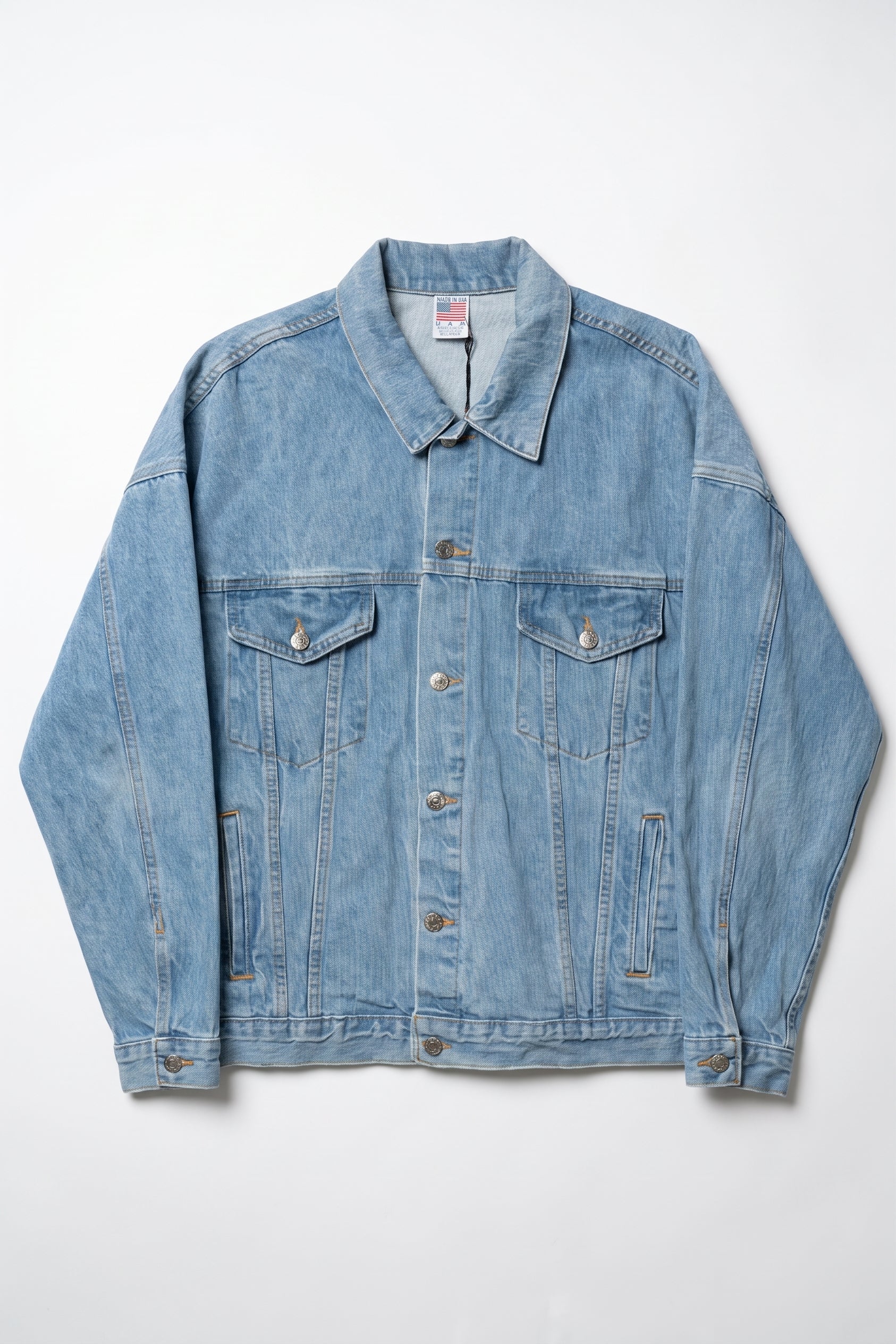 Vintage Budweiser Embossed Denim Jacket