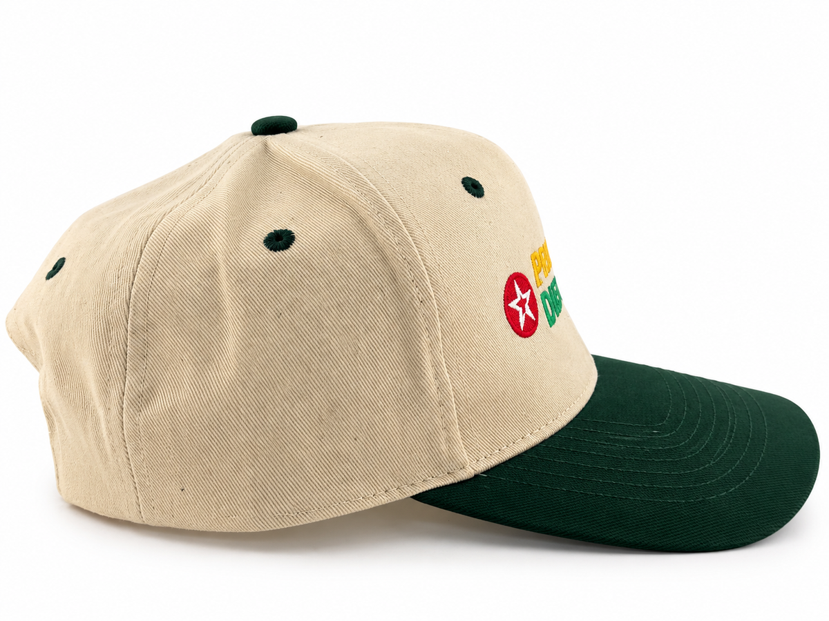 90s Cream & Green 'Texaco Premium Diesel' Snapback Hat