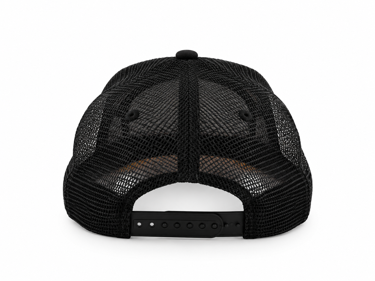 90s Black & Yellow Six Flags 'Batman' Trucker Hat