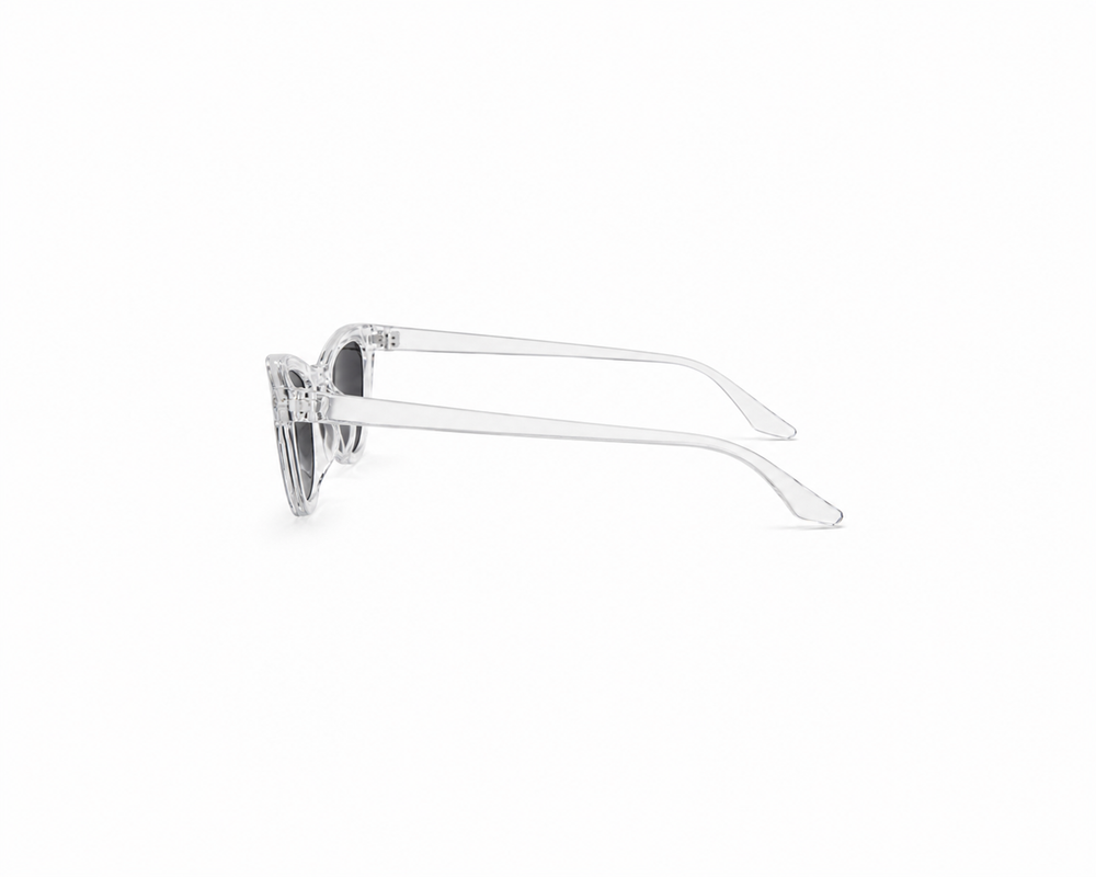 Clear 'Cat-Eye' Sunglasses